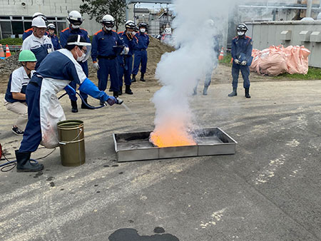放水による黄リンの飛散