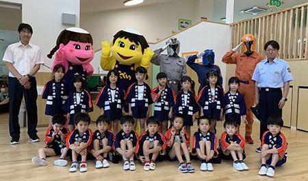 幼年消防クラブ写真