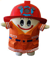 大崎消防キャラクター （らいすくん）
