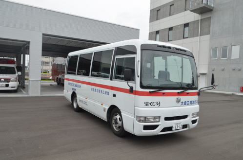 救急普及啓発車の写真