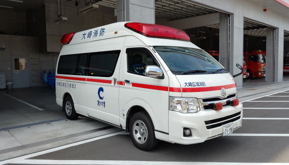 非常用救急車の写真