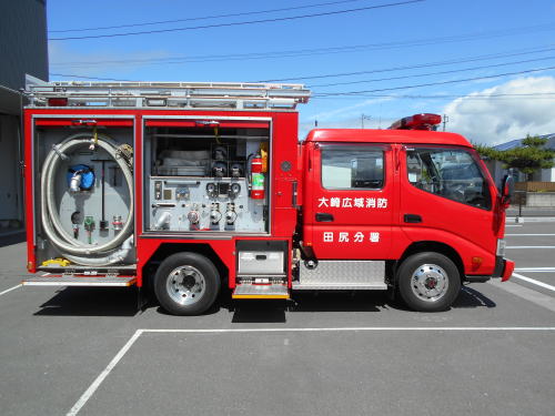 ポンプ車(田尻分署）の写真