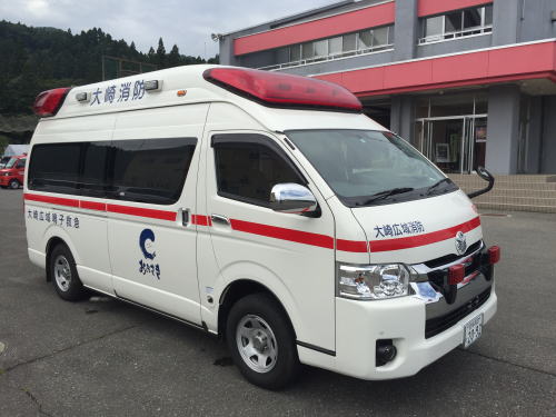 救急車(鳴子消防署）の写真