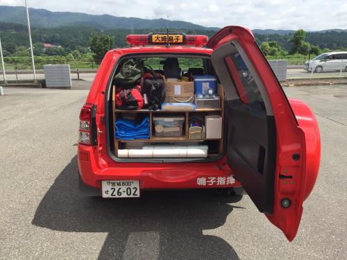 指揮車の写真（鳴子消防署）