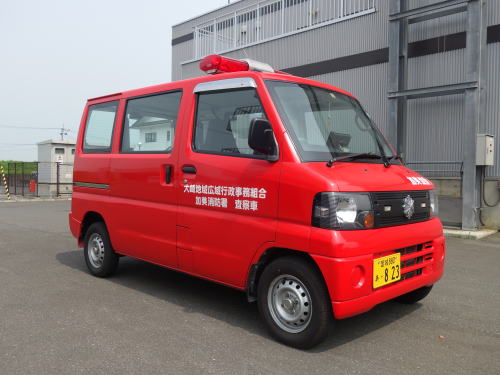 査察車(加美消防署）の写真