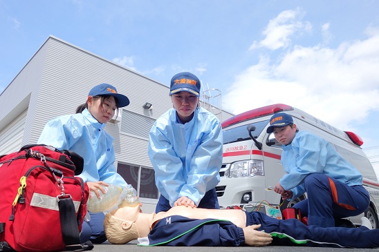 救命処置の写真