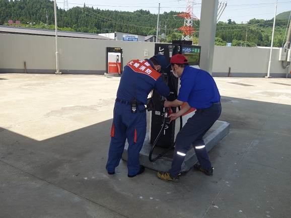 立入検査の写真