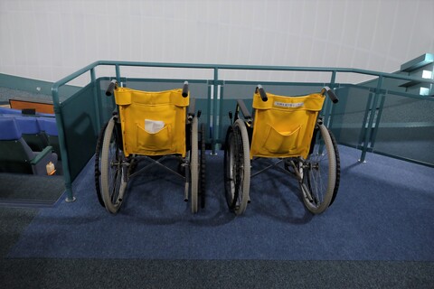 車いすスペース写真